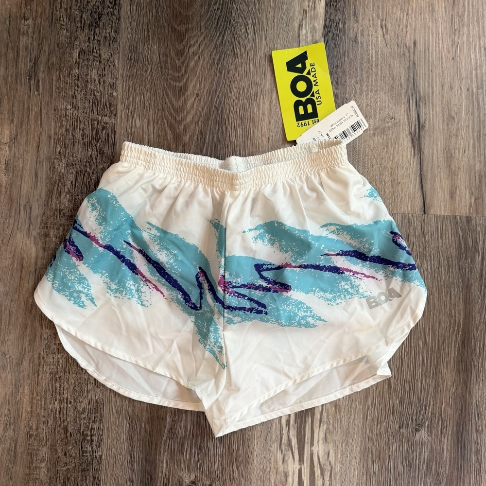 NWT BOA Running Women's XS Solo Jazz  1" Elite Split Shorts